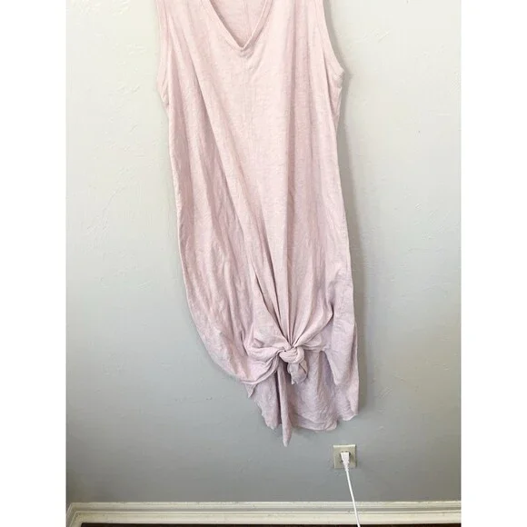 Z Supply Dress Women Medium Tank Lounge Sleeveless V-Neck Handkerchief Evereve - Picture 9 of 10